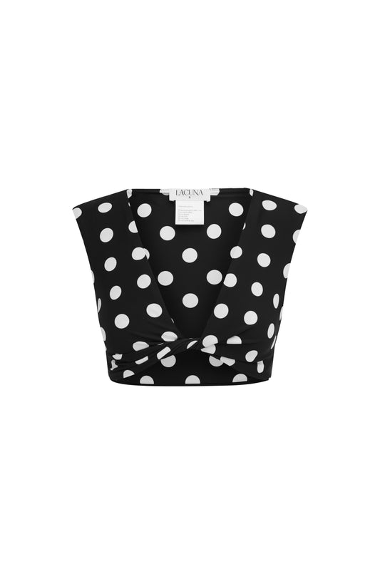 Hepburn Twist Bikini Top